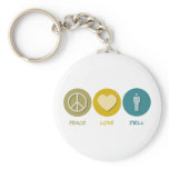 Peace Love Drill keychains