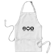 Peace Love Economics Apron