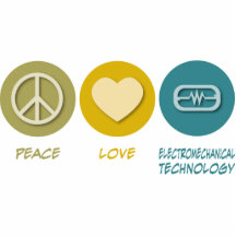 Peace Love Electromechanical Technology Photo Cut Outs