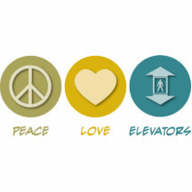 Peace Love Elevators Cut Outs