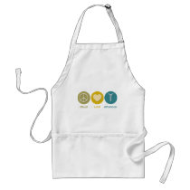 Peace Love Endocrinology Apron
