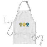 Peace Love Endocrinology aprons