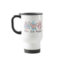 Peace Love Engaged Coffee Mugs