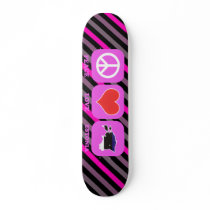 Peace Love Estonia Skate Deck