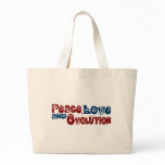 Peace Love Evolution bags