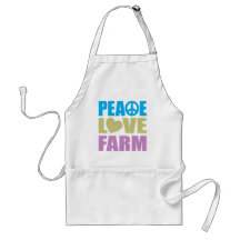 Peace Love Farm Apron