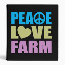 Peace Love Farm Binder