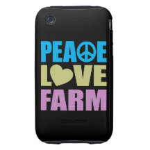 Peace Love Farm iPhone 3 Tough Covers