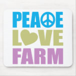 Peace Love Farm Mousepads