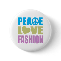 Peace Love Fashion Buttons