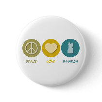 Peace Love Fashion Pin