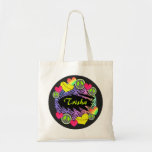 Peace Love Fastpitch Softball Tote Bag