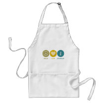 Peace Love Fatherhood Apron