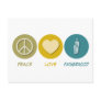 Peace Love Fatherhood Post Cards