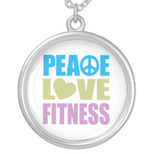 Peace Love Fitness Necklaces