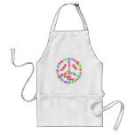 Peace Love Flower Power Aprons