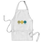 Peace Love Fly Fish Apron