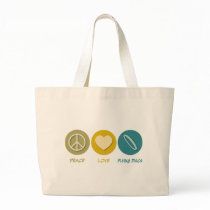 Peace Love Flying Discs Tote Bags