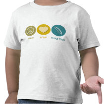 Peace Love Flying Discs T-shirt