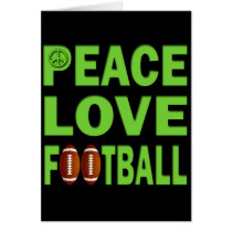 PEACE LOVE FOOTBALL CARDS