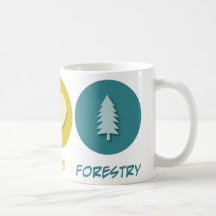 Peace Love Forestry Mug