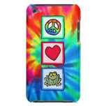 Peace, Love, Frogs iPod Case-Mate Cases