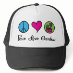 Peace Love Garden Trucker Hats