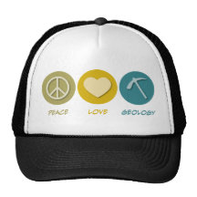 Peace Love Geology Trucker Hats