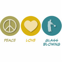 Peace Love Glass Blowing Photo Cut Out