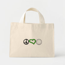Peace, Love & Golf Bag