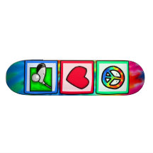 Peace, Love, Golf Skate Decks