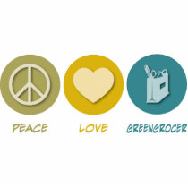 Peace Love Greengrocer Photo Sculpture