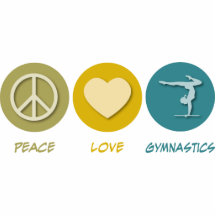 Peace Love Gymnastics Photo Sculpture