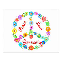 Peace Love Gymnastics Postcards
