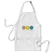 Peace Love Hairstyling Apron