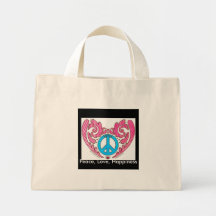 Peace, Love, Happiness Bag
