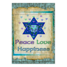 Peace Love Happiness Business Cards