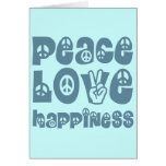 peace love happiness card