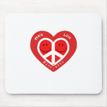 Peace Love & Happiness II Mouse Pads