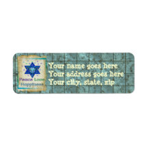 Peace Love Happiness Return Address Label