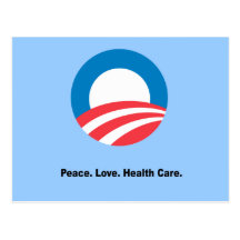 Peace. Love. Health Care Post Card