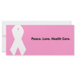 Peace. Love. Health Care Custom Rack Card