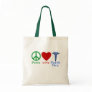 Peace Love Healthcare Products Canvas Bag
