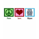 Peace Love Hippos t-shirts