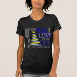 Peace Love Hope Christmas Holiday Down Syndrome Shirts