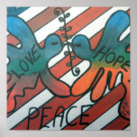 Peace Love Hope Poster