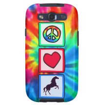 Peace, Love, Horses Galaxy S3 Cover