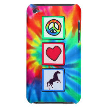 Peace, Love, Horses iPod Case-Mate Cases