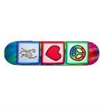Peace, Love, Housecats Custom Skate Board