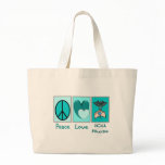 Peace Love ICU Nurse bags
